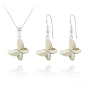 Silver Butterfly Luxury Jewellery Set