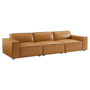 Restore Vegan Leather 3-Piece Sofa - Tan EEI-4708-TAN