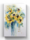 Sunflowers Art Wrapped Canvas -SmartPrintsInk Designs