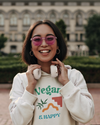 Vegan & Happy - Organic Unisex Hoodie