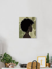 Afro Woman Art Wrapped Canvas -Image by Shutterstock - Anthro-Pop