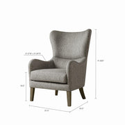 Arianna Swoop Wing Chair,FPF18-0428 - Anthro-Pop