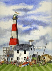 Art Print Lighthouse No. 2 - Anthro-Pop