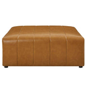 Bartlett Vegan Leather Ottoman - Tan EEI-4401-TAN - Anthro-Pop