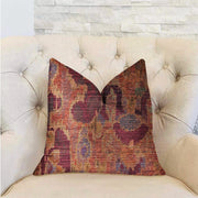 Bear Valley Red Luxury Throw Pillow - Anthro-Pop