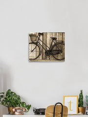 Black Bicycle Wrapped Canvas -Image by Shutterstock - Anthro-Pop