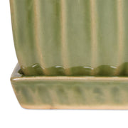 Ceramic Mini Planter Set - Green Square - Anthro-Pop