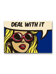 Comic Coman, Deal With It Poster -Image by Shutterstock - Anthro-Pop