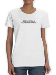 Culture, Not Violence. Women's T-shirt - Anthro-Pop