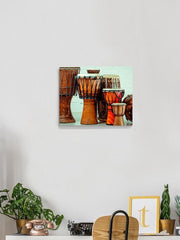 Ethnic Drums Wrapped Canvas -Image by Shutterstock - Anthro-Pop