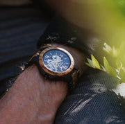 Gold Motus Watch | Sustainable | Wood watch | Vegan | Eco fashion - Anthro-Pop