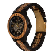 Gold Motus Watch | Sustainable | Wood watch | Vegan | Eco fashion - Anthro-Pop