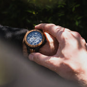 Gold Motus Watch | Sustainable | Wood watch | Vegan | Eco fashion - Anthro-Pop