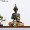 Handmade Buddhism Hindu Fengshui Figurine Meditation - Anthro-Pop