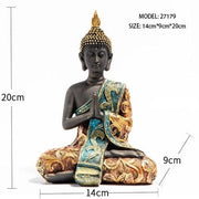 Handmade Buddhism Hindu Fengshui Figurine Meditation - Anthro-Pop