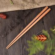 Handmade Japanese Natural Chestnut Wood Sushi Chopsticks - Anthro-Pop