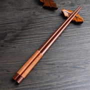 Handmade Japanese Natural Chestnut Wood Sushi Chopsticks - Anthro-Pop