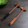 Handmade Japanese Natural Chestnut Wood Sushi Chopsticks - Anthro-Pop