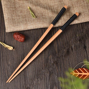 Handmade Japanese Natural Chestnut Wood Sushi Chopsticks - Anthro-Pop