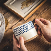 Japanese Style Hand Painted Ceramic Mugs - Anthro-Pop