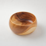 Large Wooden Buddha Bowl + Salad Server - Anthro-Pop