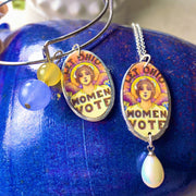 Let Ohio Women Vote Amethyst Charm Bracelet - Anthro-Pop