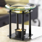 Matte Black Modern Oil Warmer - Anthro-Pop