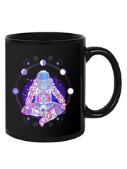 Meditating Astronaut Mug Unisex's -Image by Shutterstock - Anthro-Pop