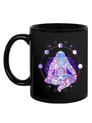 Meditating Astronaut Mug Unisex's -Image by Shutterstock - Anthro-Pop