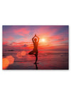 Meditating Girl Near The Sea Poster -Image by Shutterstock - Anthro-Pop