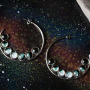 Moon Phase Hoop Earrings - Anthro-Pop