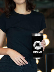 Nasa Astronaut Over Moon Tumbler -NASA Designs - Anthro-Pop