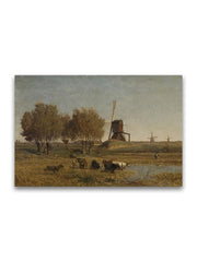 Oil Painting Rural Landscape Poster -Image by Shutterstock - Anthro-Pop