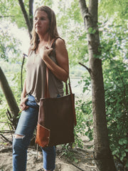 OVERCOMER tote bag | CHESTNUT - Anthro-Pop