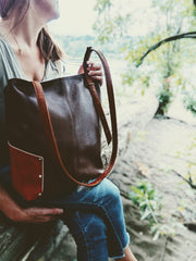 OVERCOMER tote bag | CHESTNUT - Anthro-Pop