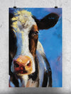 Portrait Of A Cow Poster -Image by Shutterstock - Anthro-Pop