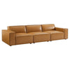 Restore Vegan Leather 3-Piece Sofa - Tan EEI-4708-TAN - Anthro-Pop