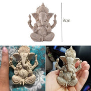 Sandstone Ganesha Sculpture - Anthro-Pop