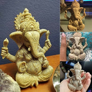 Sandstone Ganesha Sculpture - Anthro-Pop